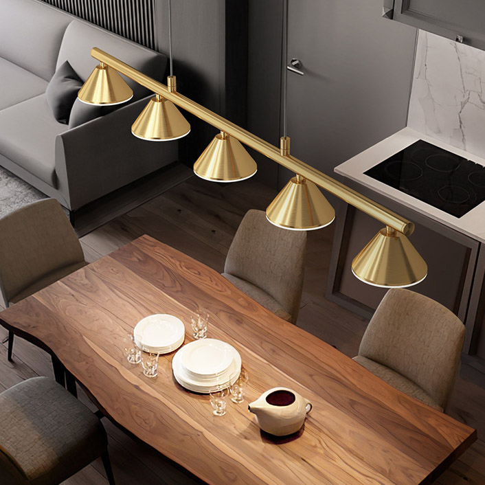 Подвесной светильник GENRE LONG L5 Brass by ImperiumLoft