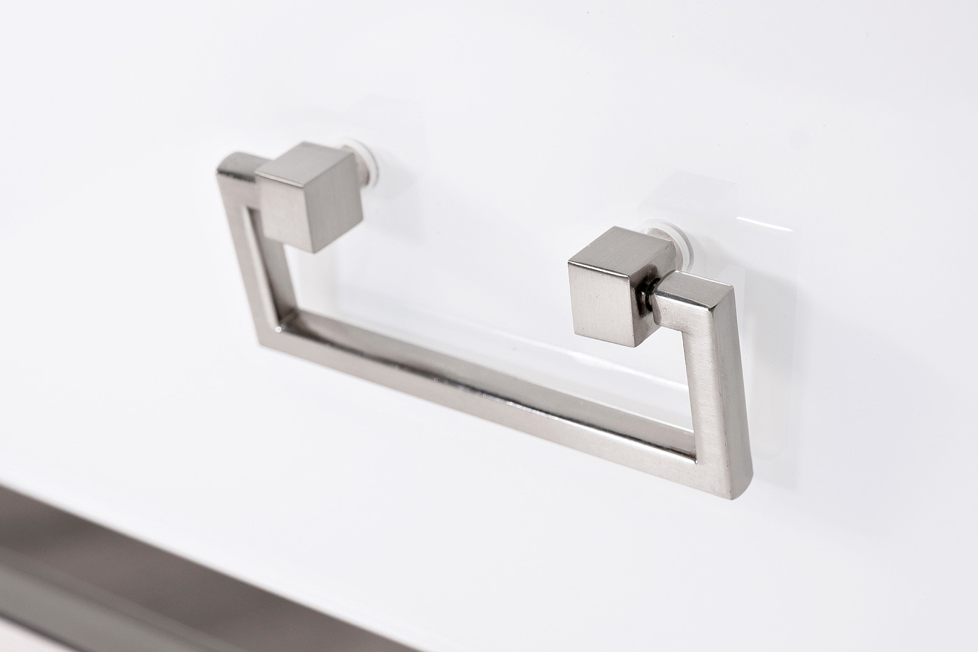 Консоль с ящиками белая/хром Garda Decor KFG070-NI