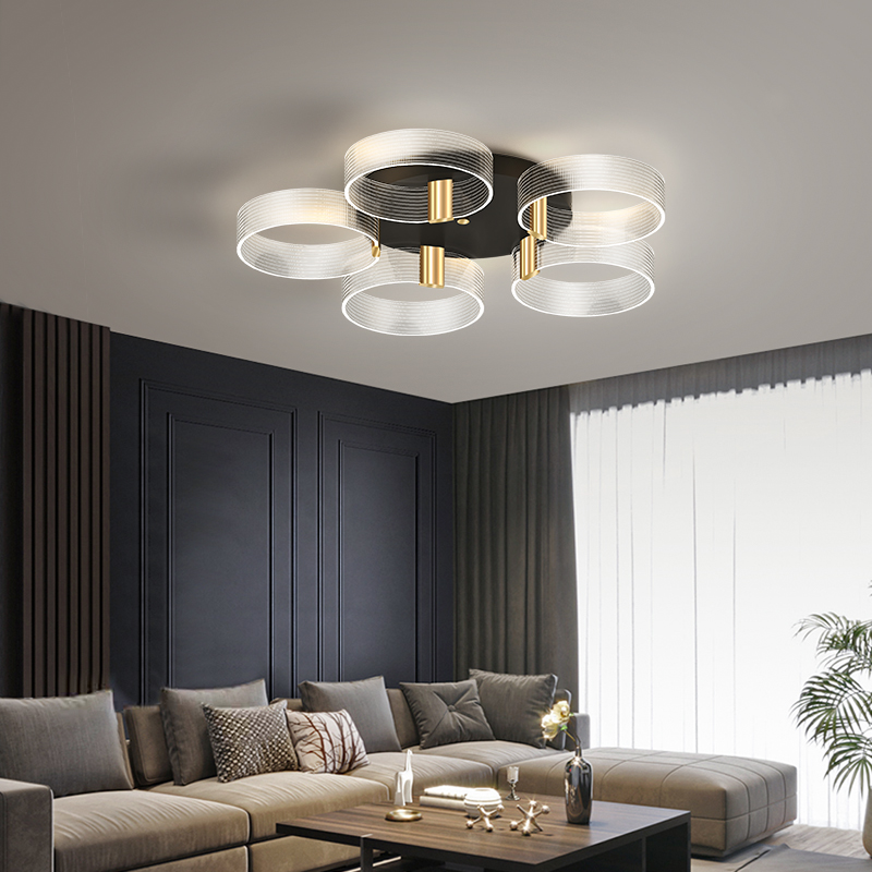 Потолочная светодиодная люстра SENSE C RINGS by ImperiumLoft