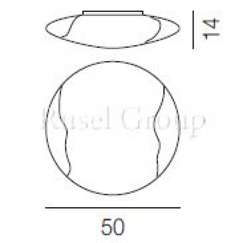 Потолочный светильник Vistosi LIO PP 50