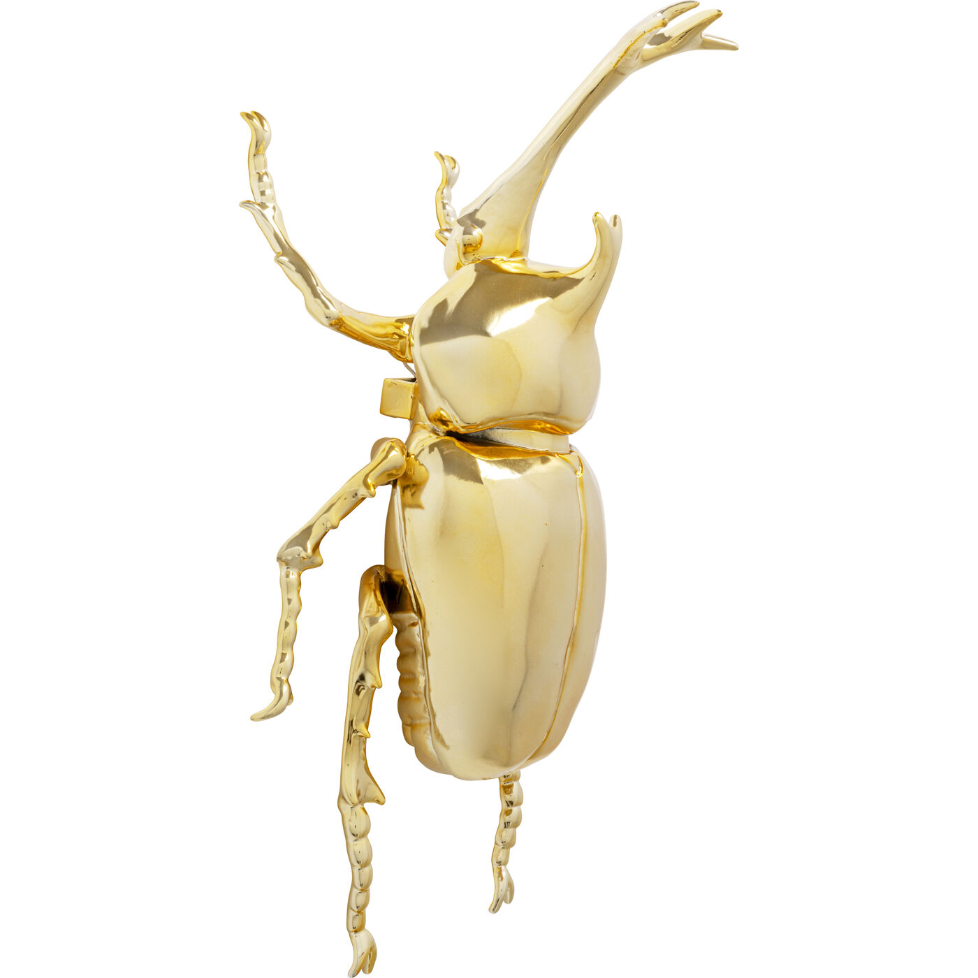 Украшение настенное Stag Beetle Gold 41cm KARE 57714