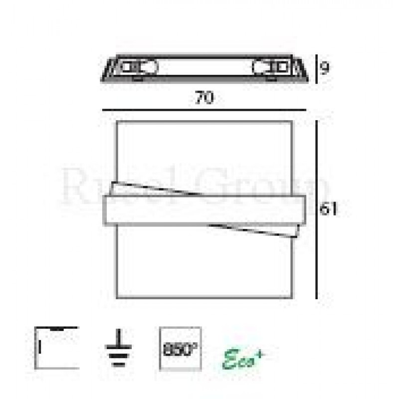 Потолочный светильник Linea Light Zig Zag 7294