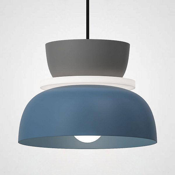 Подвесной светильник ILO D22 blue/gray by ImperiumLoft