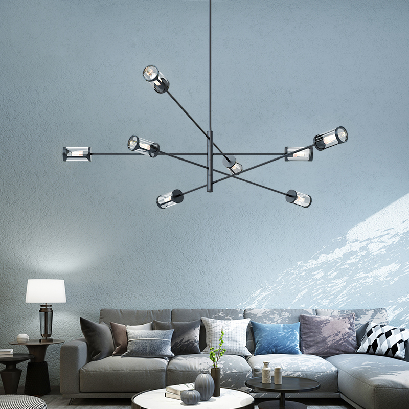 Дизайнерская люстра SKELBY H32 White/Amber by ImperiumLoft