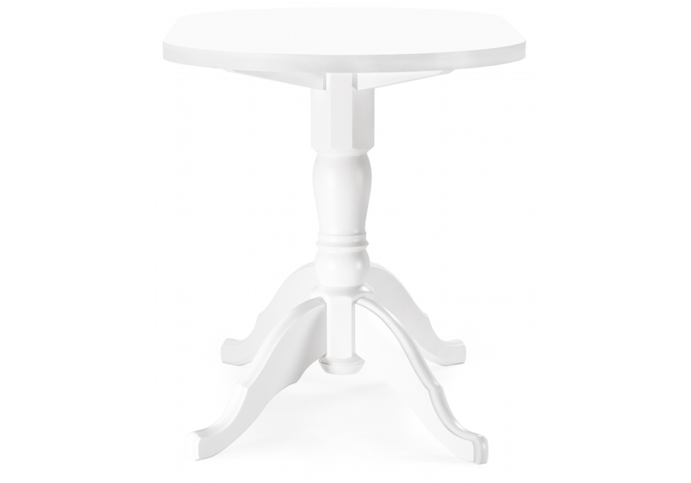 Стол деревянный Woodville Адней глянец белый 458287