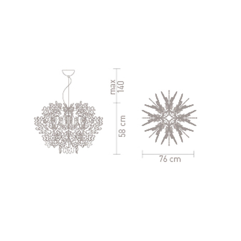 Люстра Slamp Fiorella White