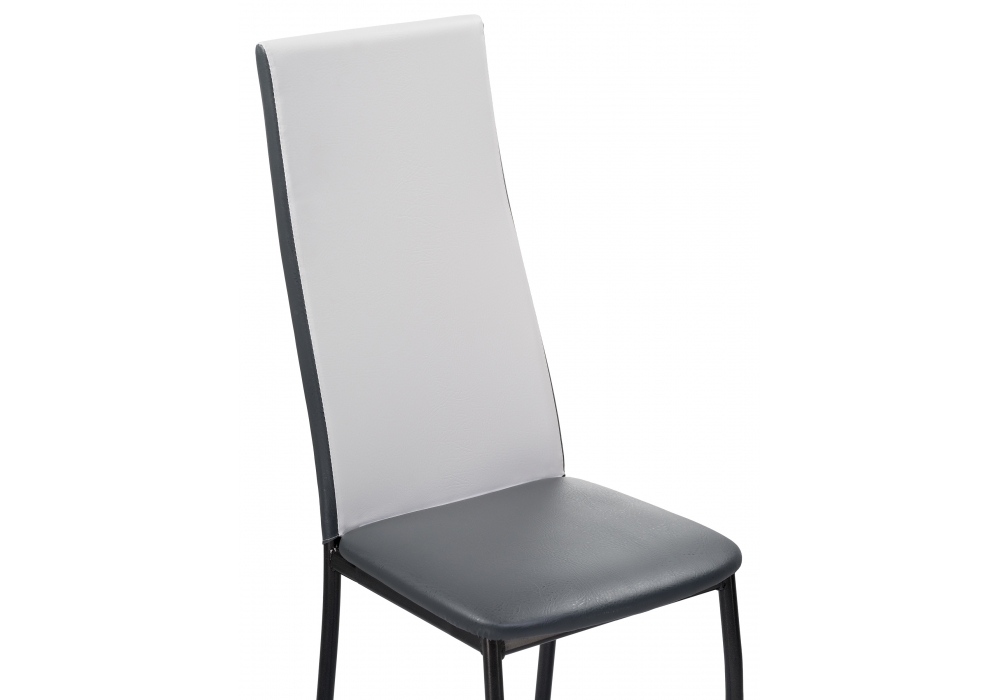 Стул Woodville Mirilis белый полимер / серый полимер / темный мусс 454006