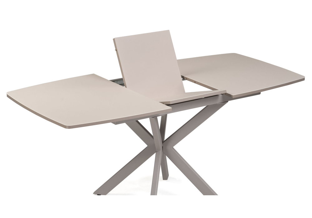 Стол стеклянный Woodville Палу латте / капучино 528468