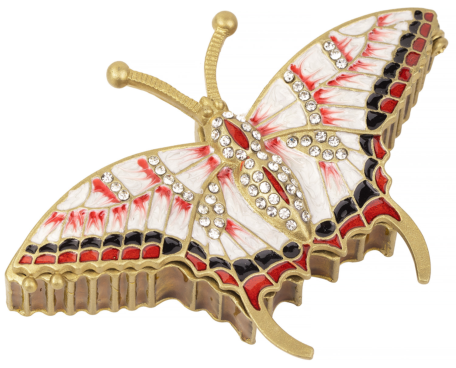 Шкатулка для драгоценностей со стразами Бабочка Glasar 39-085