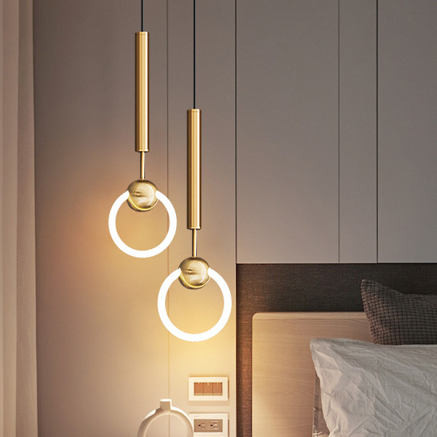 Подвесной светильник FINNUR RING D20 Black by ImperiumLoft