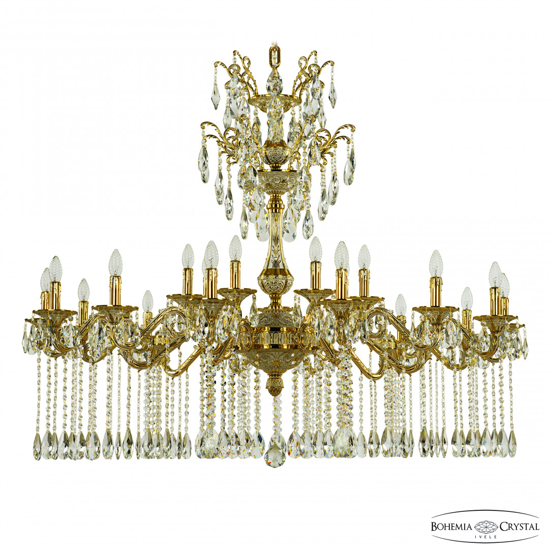 Люстра бронзовая с хрусталём 71107/21/500/XL A GW