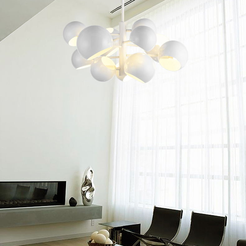 Дизайнерская люстра Kopra Burst L11 White by ImperiumLoft