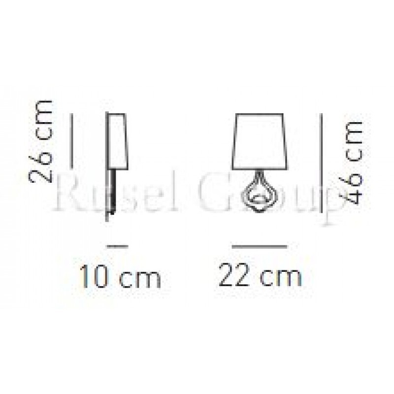 Настенный светильник Axo Light SLIGHT AP