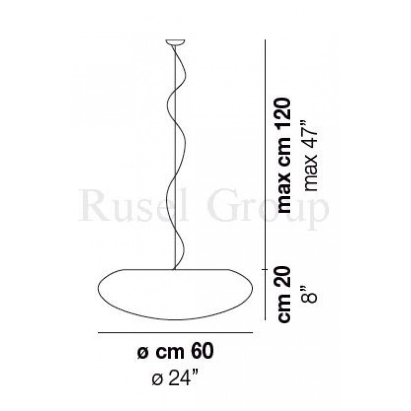 Подвесной светильник Vistosi MIA SP 60