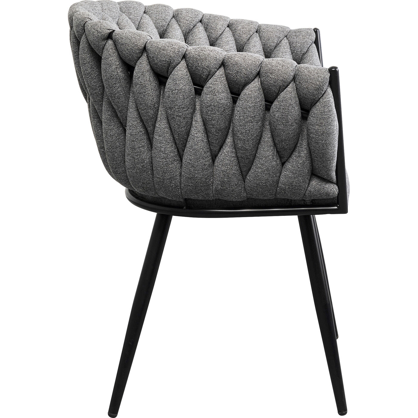Стул с подлоктниками Dean Grey KARE 87991