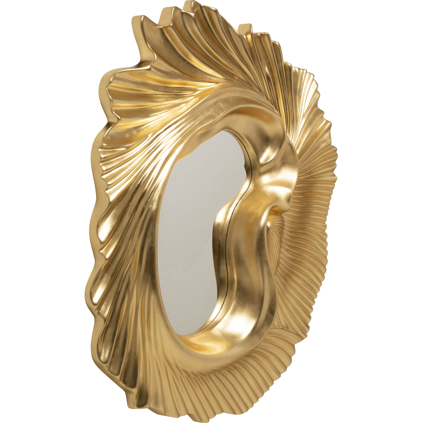 Зеркало настенное Orecchio Gold 162x146cm KARE 71075