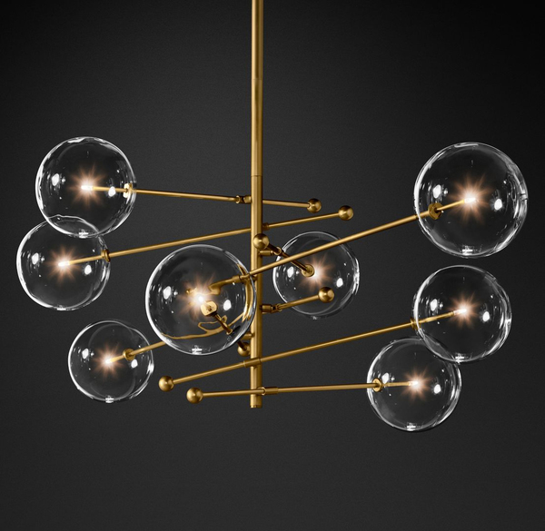 Подвесной светильник ImperiumLoft Globe Mobile 8 brass KG0835P-8 brass by ImperiumLoft