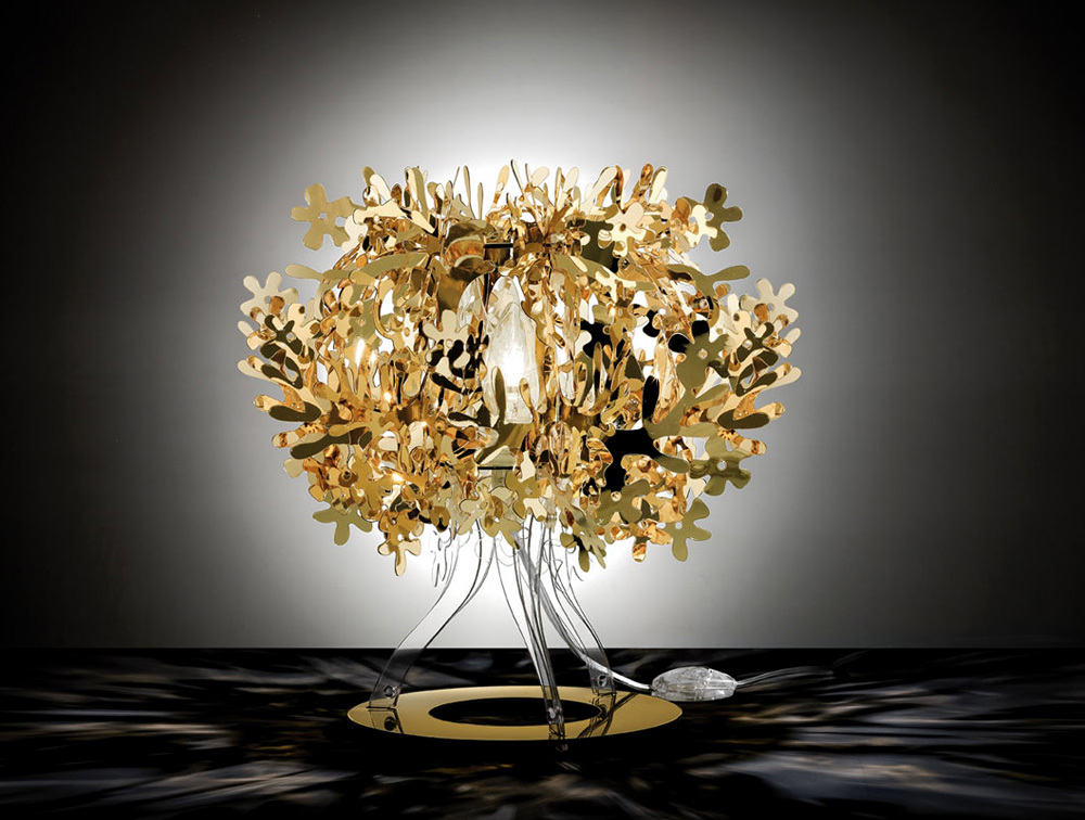 Настольная лампа Slamp Fiorellina Gold