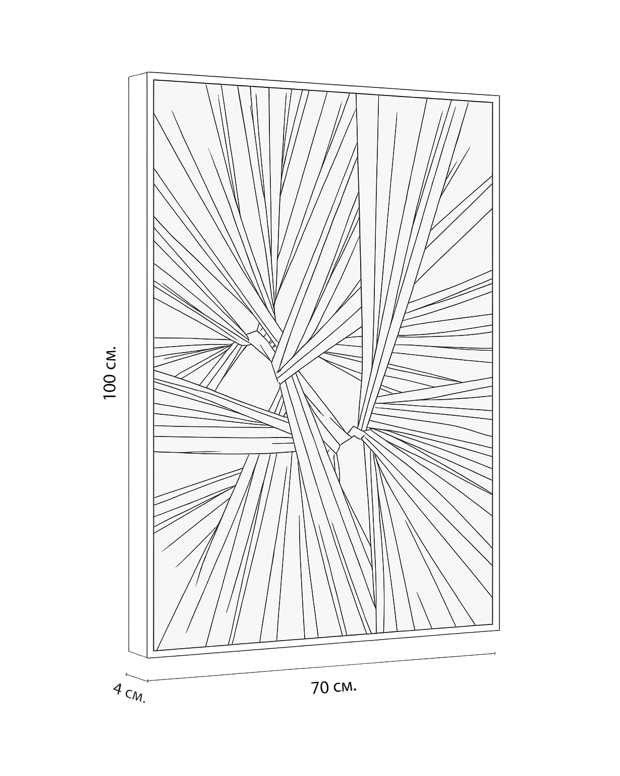 Интерьерное панно Bonds Louvre Home DWD900924VHS