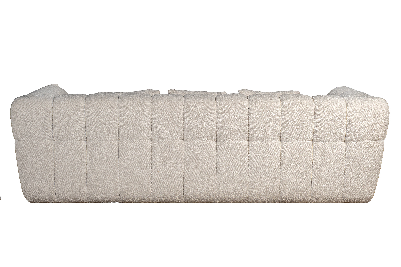 Диван треестный букле белый Garda Decor ZW-26803