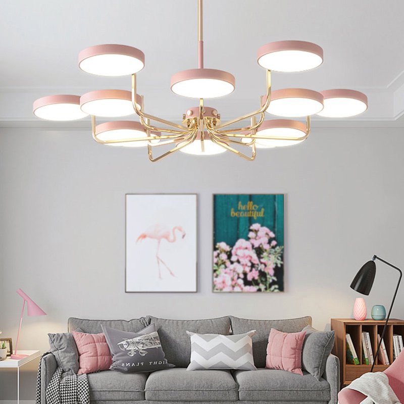 Подвесная люстра TAVIS D93 Gray by ImperiumLoft