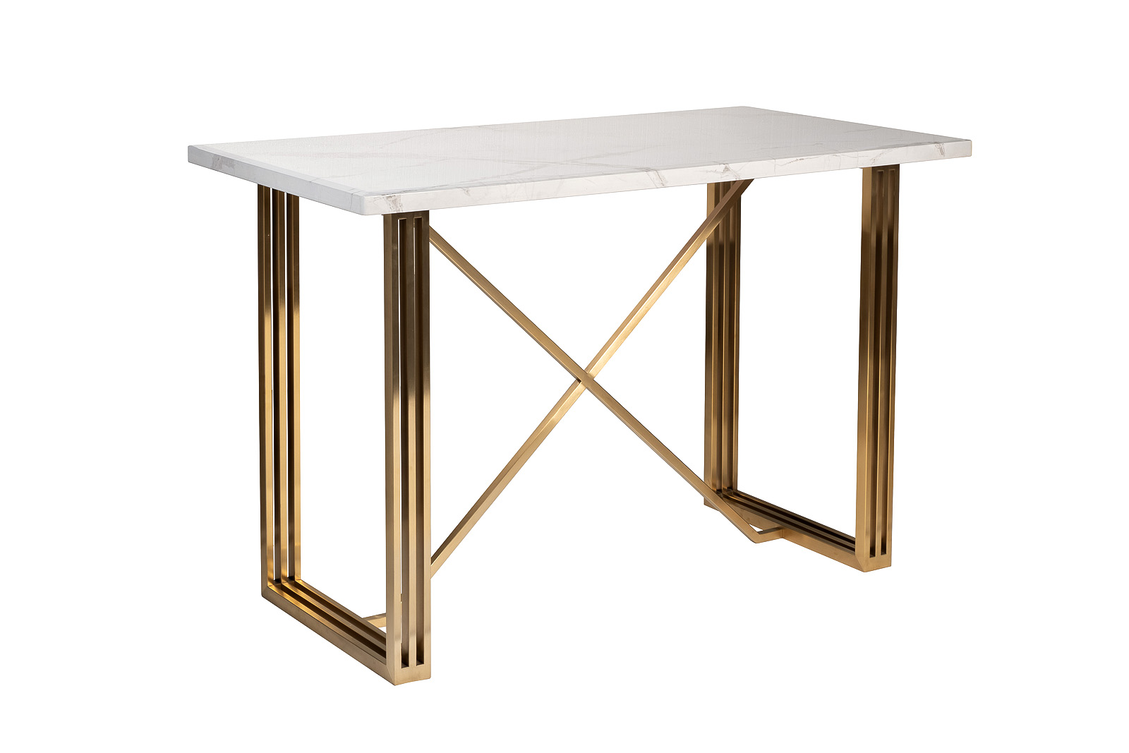 Стол-консоль белый/золото Garda Decor 30F-14790 Стол-консоль белый/золото Garda Decor 30F-14790