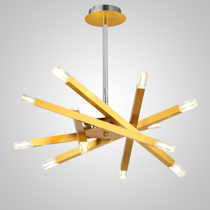 Люстра на штанге SNAP D62 Gold by ImperiumLoft