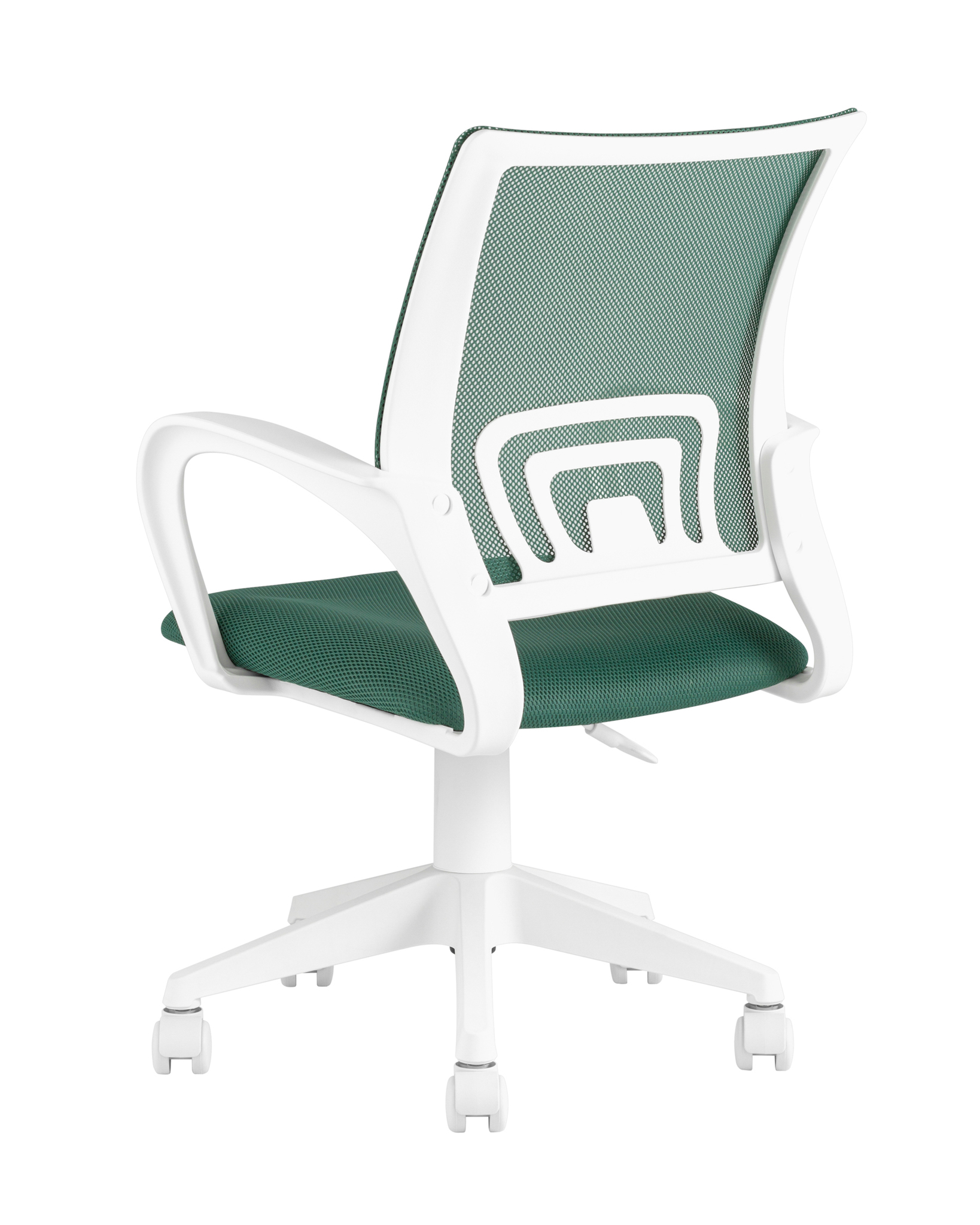 Кресло офисное TopChairs ST-BASIC-W зеленый крестовина пластик белый Stool Group