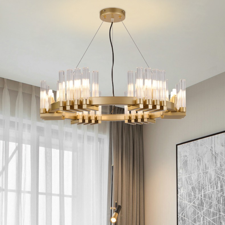 Подвесная люстра FOUNTAIN D60 Black by ImperiumLoft