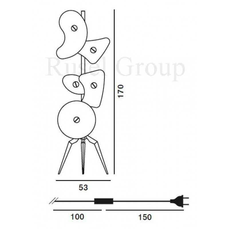 Напольный светильник Foscarini orbital terra