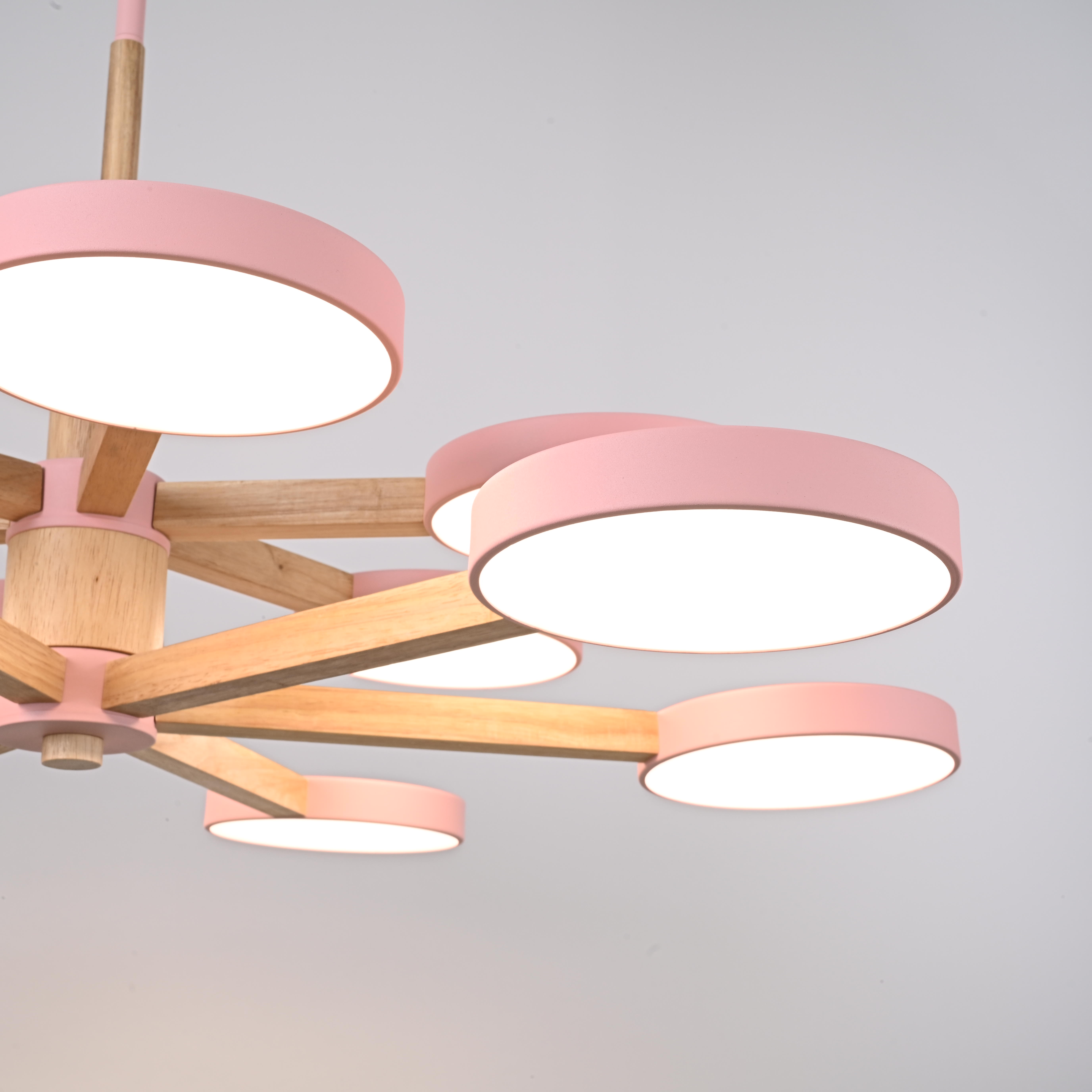 Подвесная люстра TURNA DBL L12 Pink by ImperiumLoft