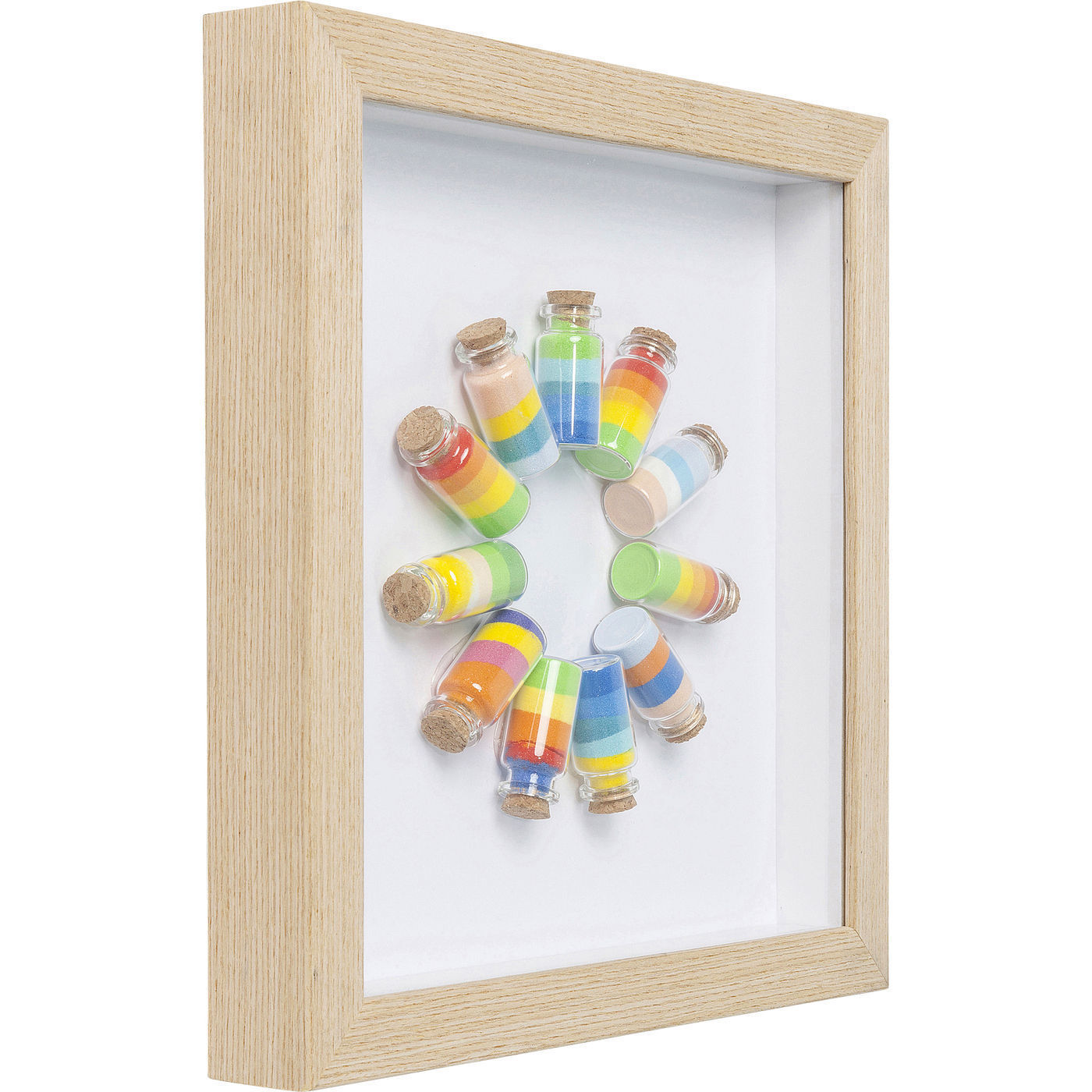 Украшение настенное в рамке Rainbow Jars 61290 KARE