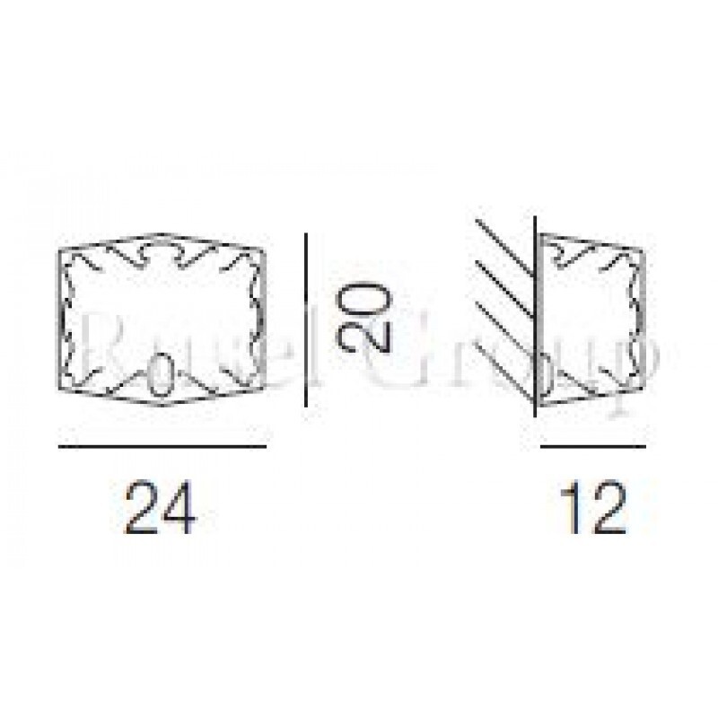 Настенный светильник Vistosi DOGI AP P