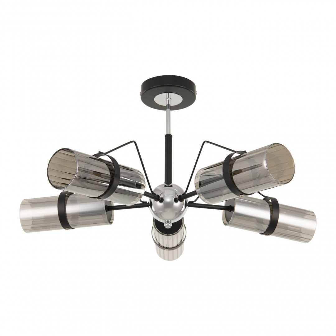 Люстра с плафонами 320207/5 BK.CR Arte Milano