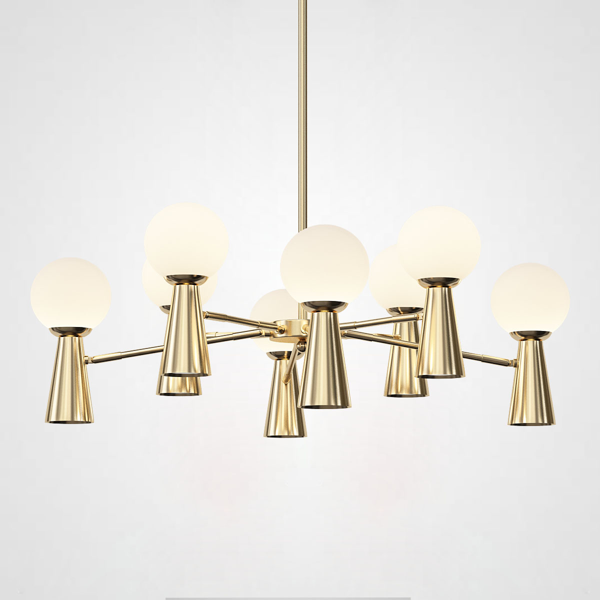 Потолочная люстра ABELINA L16 Gold White by ImperiumLoft