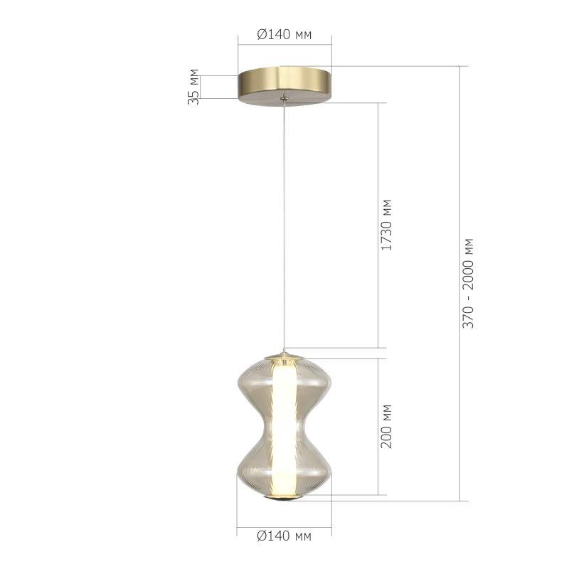 Подвесной светильник ST-Luce SL6136.203.01