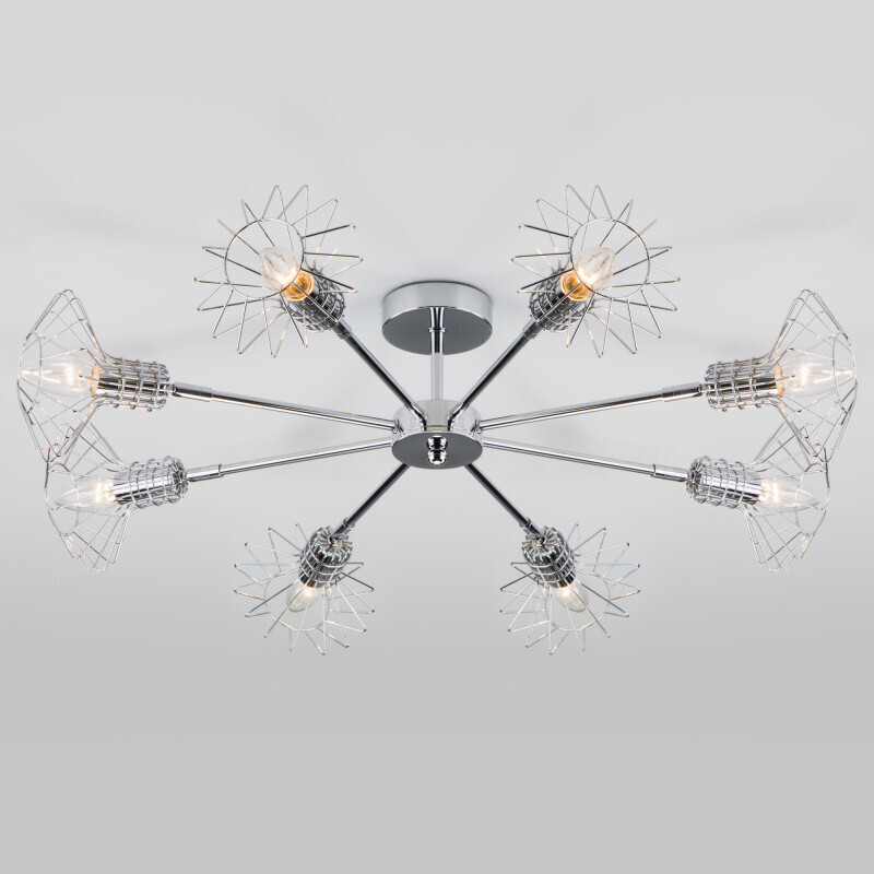 Люстра на штанге Eurosvet 70108/8 хром