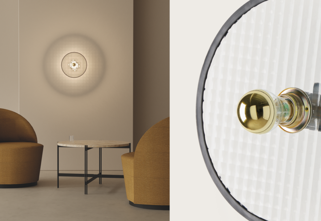 Бра Lass с хромированным цоколем A1053/5 и стеклянным диском 1225/50 см Aromas del Campo