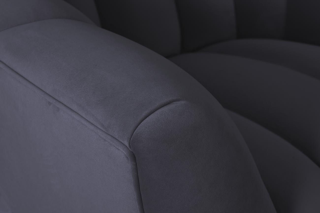 Кресло Fabio велюровое синее Garda Decor FABIO-1-2K-СИНИЙ-Gen12
