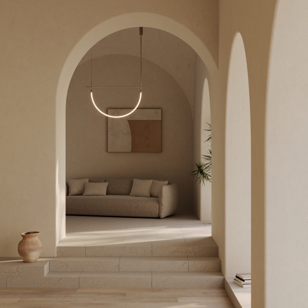 Подвесной светильник Cram золотой металл Aromas del Campo