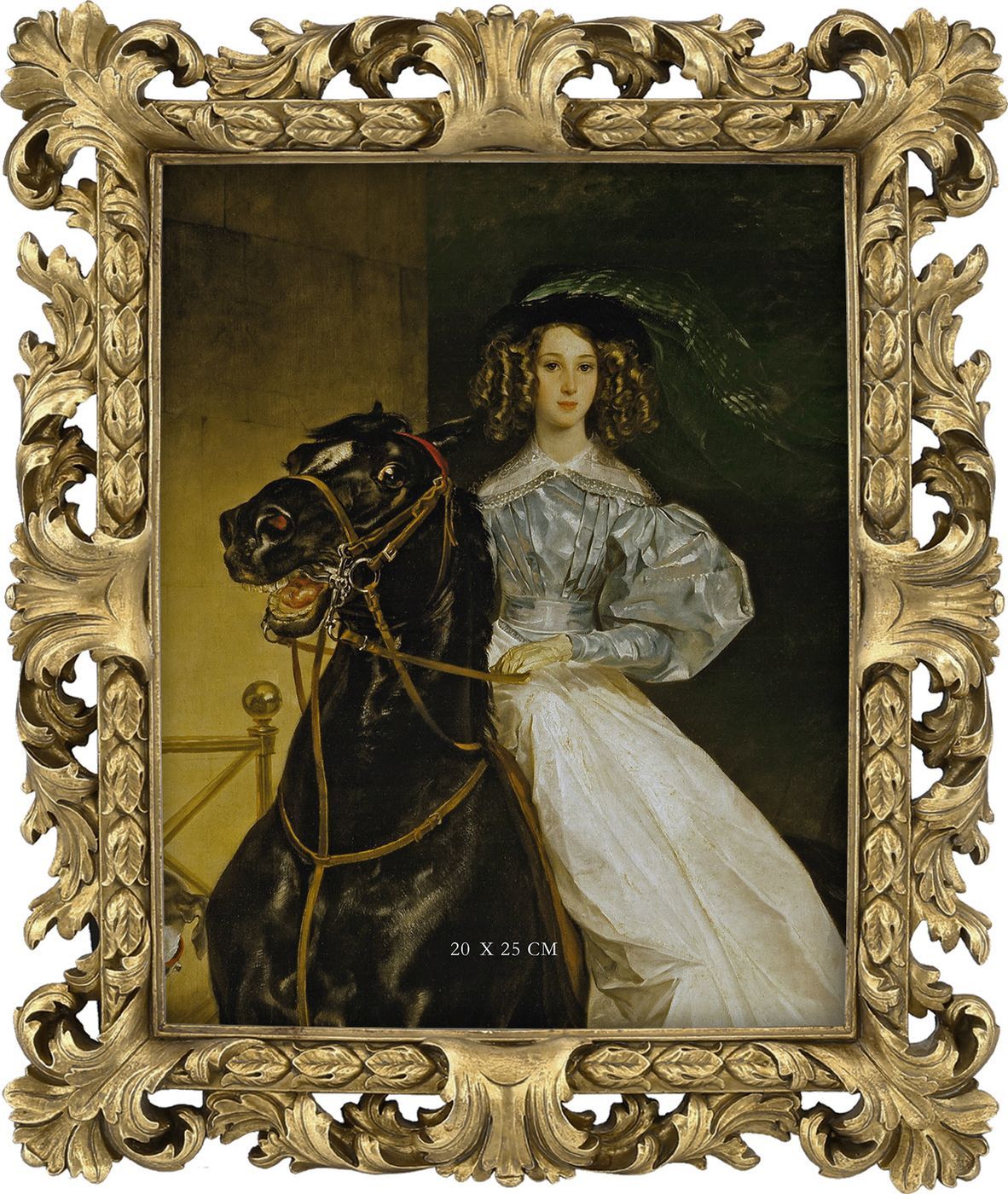 Фоторамка настольно-настенная, под старину Glasar 28-443