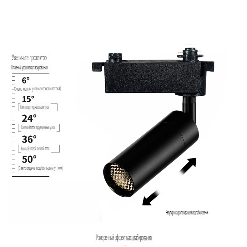 Потолочный светильник с изменениямым углом света Zoom Bell A White 6000К by ImperiumLoft