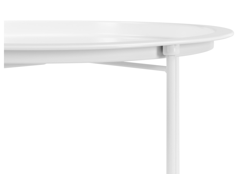 Журнальный стол Woodville Tray 47х51 white 15393