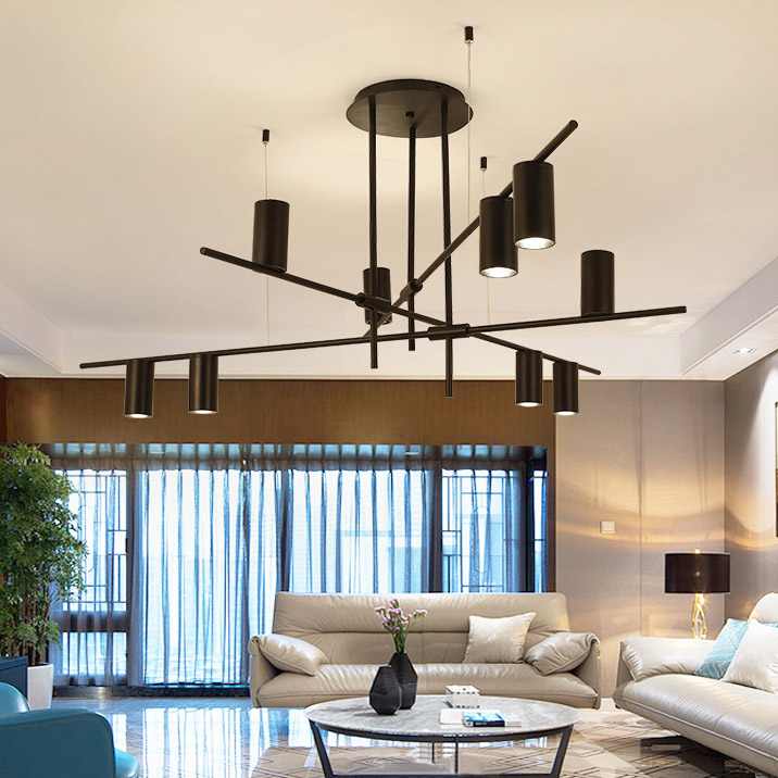 Потолочная люстра CASA N L12 Black by ImperiumLoft