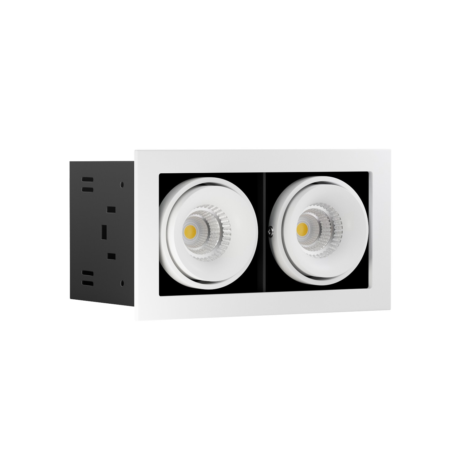 Встраиваемый  светодиодный светильник Ledron ON-202-9W White-Black