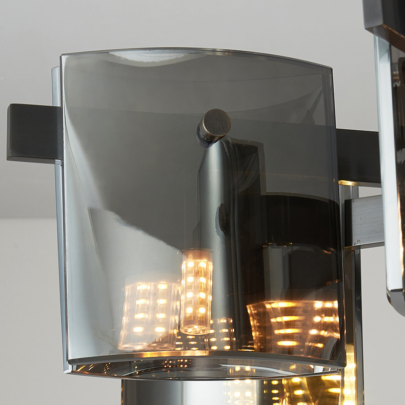 Потолочная люстра JANICE CH L4 Black by ImperiumLoft