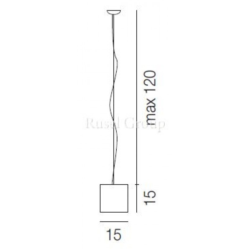 Подвесной светильник Vistosi CILD SP 15