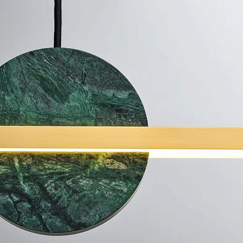 Подвесной светильник ORLAUG L102,5 Brass Green by ImperiumLoft