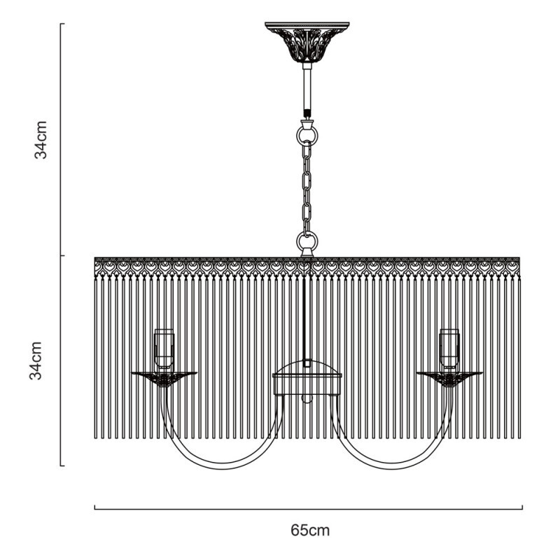 Подвесная люстра Arte Lamp A9446SP-6WG