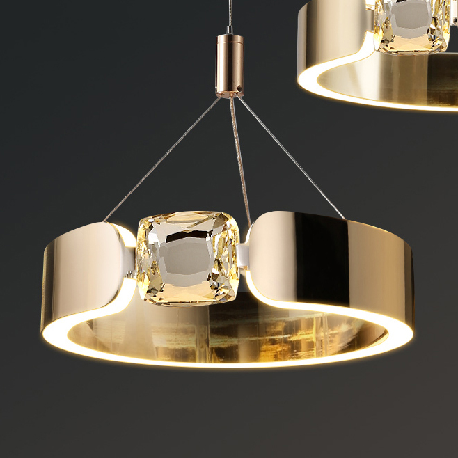 Подвесной светильник SELLIF ONE D22 Brass by ImperiumLoft